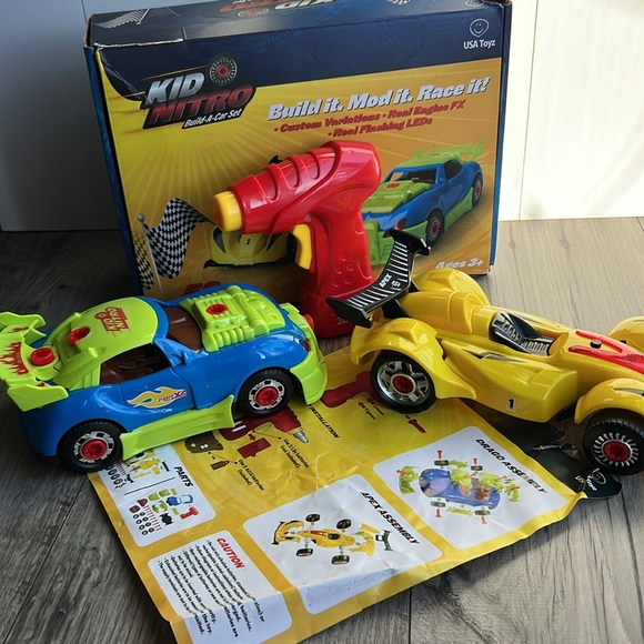 Kid Nitro Build A Car Set USA Toyz STEM - Picture 3 of 10